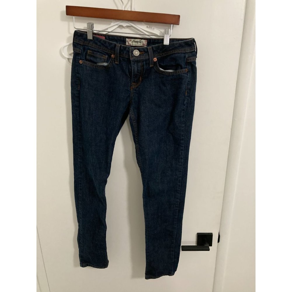Fragile Blue Jeans Girls Innocence The Sweet Skinny Jeans, Dark Blue, Size 7